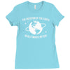 the rotation of earth really makes my day Ladies Fitted T-Shirt