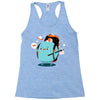 pluto is on vacations Racerback Tank