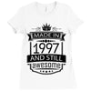 Made In 1997 And Still Awesome Ladies Fitted T-Shirt