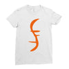 helix of heroes funny retro sci fi superhero symbol cool logo Ladies Fitted T-Shirt