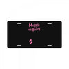 Muggle On Board Pink License Plate