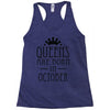 queens are born in october (2) Racerback Tank