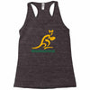 wallabies gold logo Racerback Tank