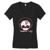 skully Women's V-Neck T-Shirt