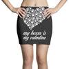 my boxer is my valentine Mini Skirts