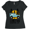 limited adventure life Women's Triblend Scoop T-shirt