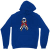 carcinoid cancer ribbon and rose Unisex Hoodie