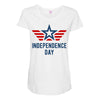 independence day Maternity Scoop Neck T-shirt