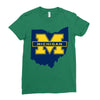 ohio for michigan Ladies Fitted T-Shirt
