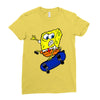 sponge board Ladies Fitted T-Shirt