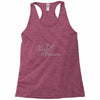 miss scissors rhinestone Racerback Tank