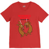 wiener wars dachshund dogs V-Neck Tee