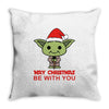 may christmas be with you Throw Pillow