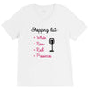 wine shopping V-Neck Tee
