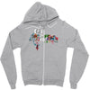 and that how i saved the world Zipper Hoodie