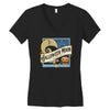 halloween moon Women's V-Neck T-Shirt