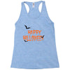 happy halloween . Racerback Tank