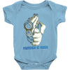 partner's in crime black funny Baby Onesie