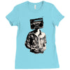 stereo head Ladies Fitted T-Shirt