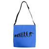 evolution of snooker or pool ape to player mens black new t shirt top Adjustable Strap Totes