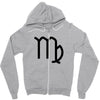 February Girls Are Sunshine Mixed With A Little Hurricane Zipper Hoodie