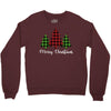 lumberjack tree merry christmas Crewneck Sweatshirt