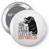 This Girl Loves Rottweiler Pin-back button