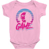 let's play the game eightees Baby Bodysuit