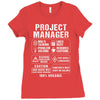 Project Manager Ladies Fitted T-Shirt