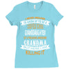 Super Cool Granddaughter Of A Freaking Awesome Grandma Ladies Fitted T-Shirt