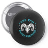 randy  the ram  robinson Pin-back button