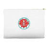 chevron circle Accessory Pouches