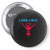 i need a hug Pin-back button