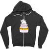 Antidepressant Cat Zipper Hoodie