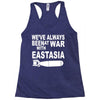 war with east asia Racerback Tank