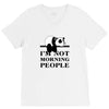 im Not Morning People V-Neck Tee