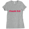 chaotic evil Ladies Fitted T-Shirt