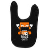 rage quit Baby Bibs