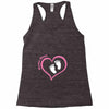 Custom baby girl name maternity design Racerback Tank