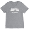 gamers don't die they respawn V-Neck Tee