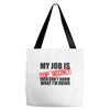 top secret Tote Bags