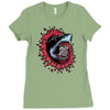 shark attack Ladies Fitted T-Shirt