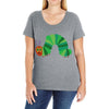color funny Ladies Curvy T-Shirt