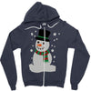 christmas snowman Zipper Hoodie