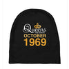 queens are born in october 1969 Baby Beanies