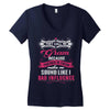 they call me gram partner in crime Women's V-Neck T-Shirt