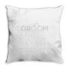 groom handcuffs Throw Pillow