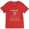 capricorn christmas ugly sweater V-Neck Tee