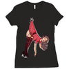 pin up girl Ladies Fitted T-Shirt