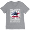 Veteran Don't Thank Me Thank My Brothers &amp; Sister V-Neck Tee